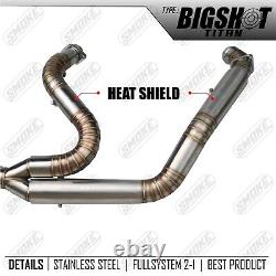 2022-2023 Harley Davidson Low rider ST Full System Exhaust 2 into 1 fit