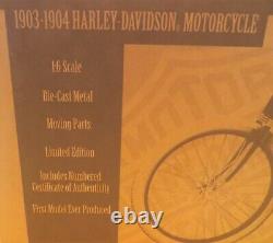 BRAND NEW 1903-04 Harley Davidson Motorcycle Xonex 1/6 scale SERIAL NUMBER ONE
