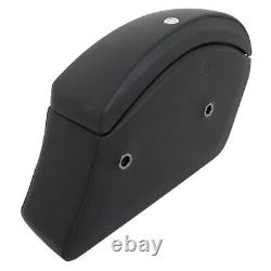 Black Motorcycle Luggage Hard Saddle Bags Universal For Yamaha Kawasaki Honda