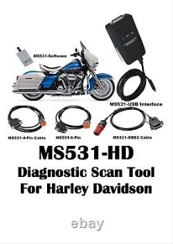 DIAG4 BIKE Harley Davidson Scan Tool AT 531 5090 MS 531-HD for Harley Davidson