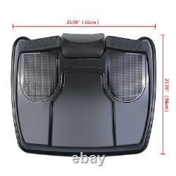 Dual 6x9 Speaker Lid For Harley Razor Chopped King Tour Pak 2014-2021