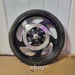 Front Wheel Rim, Tire, Disc Brake, Axle, Harley-Davidson Softail Dyna