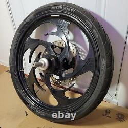 Front Wheel Rim, Tire, Disc Brake, Axle, Harley-Davidson Softail Dyna