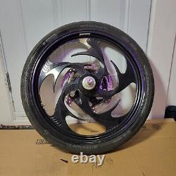 Front Wheel Rim, Tire, Disc Brake, Axle, Harley-Davidson Softail Dyna