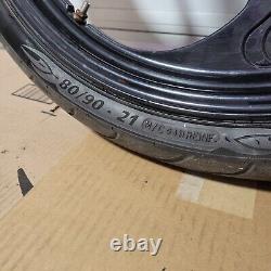 Front Wheel Rim, Tire, Disc Brake, Axle, Harley-Davidson Softail Dyna