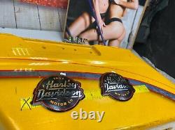 Genuine Harley -Davidson Touring Fuel Gas Tank Set Emblems Badges Aluminum OEM