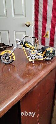 Green Bay Packers themed Harley Davidson Motorcycle