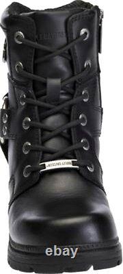 HARLEY-DAVIDSON FOOTWEAR Women's JOCELYN Black Leather Motorcycle Boots D83775