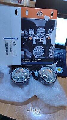 Harley-Davidson 68000075 Daymaker Reflector Aux Lamps New Multi-fit 4'' Forward