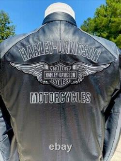 Harley Davidson CLASSIC CRUISER Leather Jacket Motorcycle men's Leather Jacket