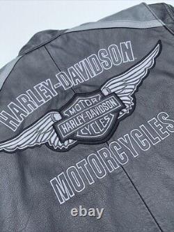 Harley Davidson CLASSIC CRUISER Leather Jacket Motorcycle men's Leather Jacket