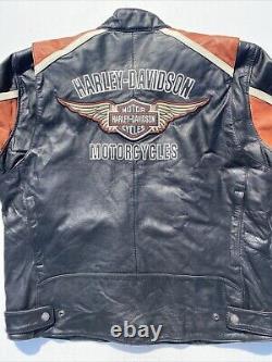 Harley Davidson Classic Cruiser 98118-08VM Motorcycle Leather Jacket