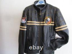 Harley Davidson Degner ROLE AND CODE single leather jacket M Used in japan