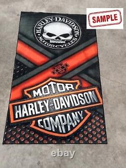 Harley Davidson, Harley Davidson Rug, Home Decor Rug, Legend Rug, Motorcycle Rug