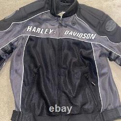 Harley Davidson Jacket. Bomber Jacket. Motorcycle Jacket With Pads & Reflector