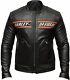 Harley Davidson Leather Jacket Gold Berg Cafe Racer Jacket Biker Motorcycle Coat