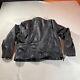 Harley Davidson Leather Jacket Mens 2XL Black Motorcycle DIstressed Back Bike