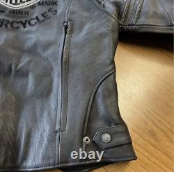 Harley Davidson Leather Jacket for Women Miss Enthusiast 3 IN ONE Black Jacket