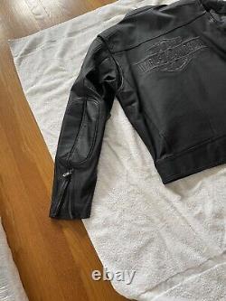 Harley Davidson Leather Motorcycle Jacket PERFECT SHAPE Men's Small