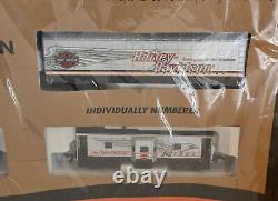 Harley-Davidson Limited Edition HO Scale Model Train Set 97915 New in Box