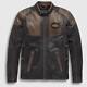 Harley Davidson Men Brown Motorcycle 100% genuine Leather Biker Safety Jacket