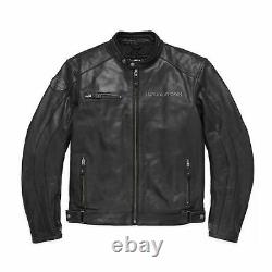 Harley Davidson Men's Blouson CUIR Skull Reflective Jacket Biker Leather Jacket