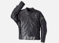 Harley-Davidson Men's Classic Style Triple Vent System Motorcycle Leather Jacket