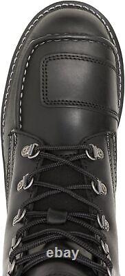 Harley-Davidson Men's Hagermen Leather Motorcycle Wedge Boot 7.5, Black