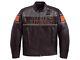 Harley Davidson Men's Leather Jacket Motorcycle Vintage Biker Black Jacket