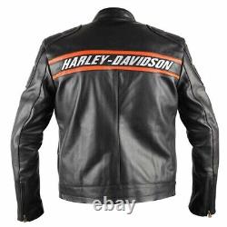 Harley Davidson Men's Motorcycle Leather Biker Jacket