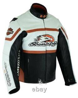 Harley Davidson Men's Raceway Screaming Eagle leather jacket Excellent Quality