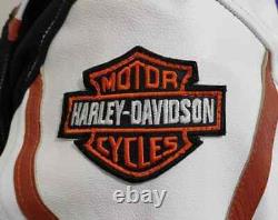 Harley Davidson Men's Screaming Eagle Handmade Genuine Motorcycle Leather Jacket