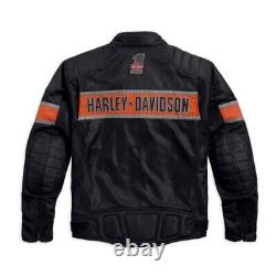 Harley Davidson Men's Trenton Mesh Riding Jacket Motorcycle Mesh Fabric Jacket