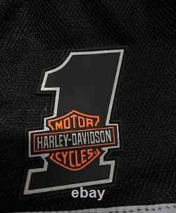 Harley Davidson Men's Trenton Mesh Riding Jacket Motorcycle Mesh Fabric Jacket