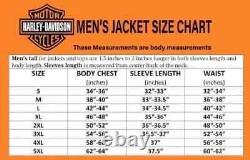 Harley Davidson Men's Trenton Mesh Riding Jacket Motorcycle Mesh Fabric Jacket