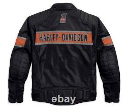 Harley Davidson Men's Trenton Mesh Riding Jacket Motorcycle Mesh Jacket
