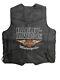 Harley-Davidson Men's Vest Biker Cafe Racer Motorcycle Genuine Cowhide Leather
