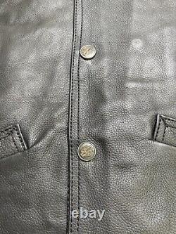 Harley-Davidson Men's Vest Biker Cafe Racer Motorcycle Genuine Cowhide Leather