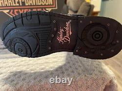 Harley Davidson Motorcycle Boots Dulcie Black 10 1 Heels D85414 Size 6 M