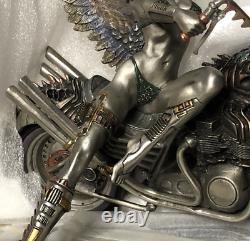 Harley Davidson Motorcycle Fantasy Lady Biker Angel Dragon Bike Warrior