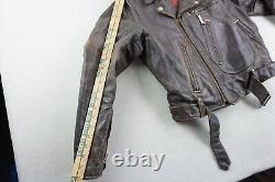 Harley Davidson Motorcycle Jacket Adult Size Medium Vintage Steerhide 1950's