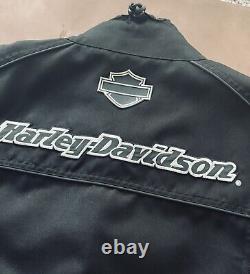 Harley Davidson Motorcycle Jacket Polyester Sz L