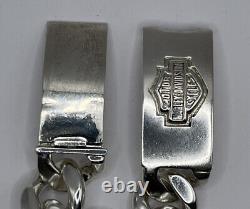 Harley Davidson Motorcycle Sterling Silver 925 bracelet 171.3 g