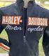 Harley Davidson Motorcycle Women's Riding Jacket Black Orange Size Small