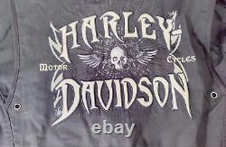 Harley Davidson Retro Good For Your Soul Motorcycle Biker Jacket Mens 2XL