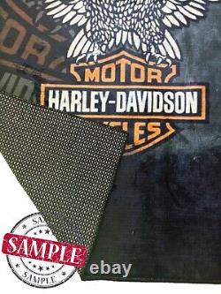 Harley Davidson Rug, Biker Rug, Motorcycle Rug, Harley Decor, Harley Davidson Carpet