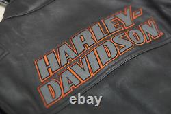 Harley Davidson Screaming Eagle Men's Motorcycle Motorbike Real Leather Jacket