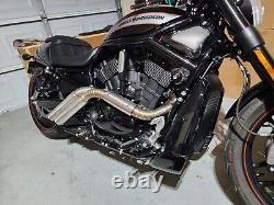 Harley Davidson VRod VRSCA V-Rod muffler pipe Full Exhaust System 2 into 2