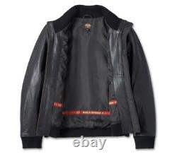 Harley Davidson Women's 120th Anniversary Jacket Motorcycle Real Leather Jacket