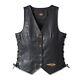Harley Davidson Women's 120th Anniversary Leather Vest Motorcycle Leather Vest